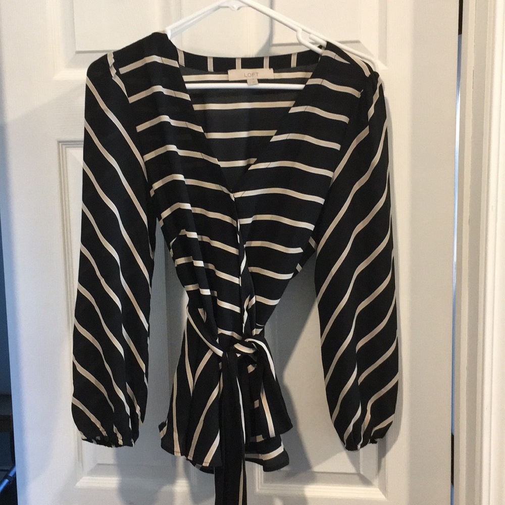 Loft Wrap Blouse